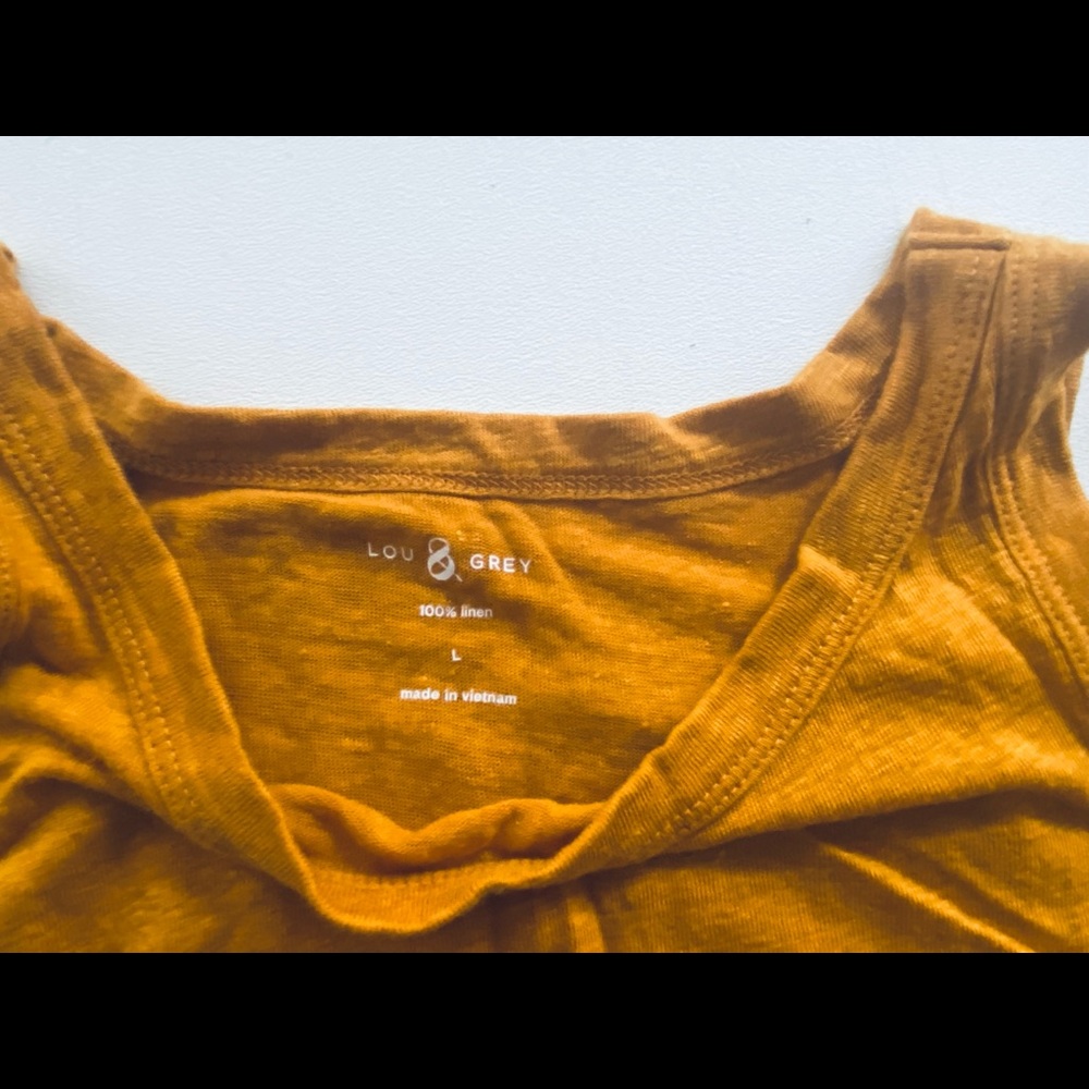 Lou & Grey 100% linen tank